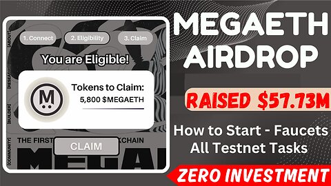 MegaETH Testnet Airdrop Full Guide Free to Join with Raised $57.73 Million by Perfect player