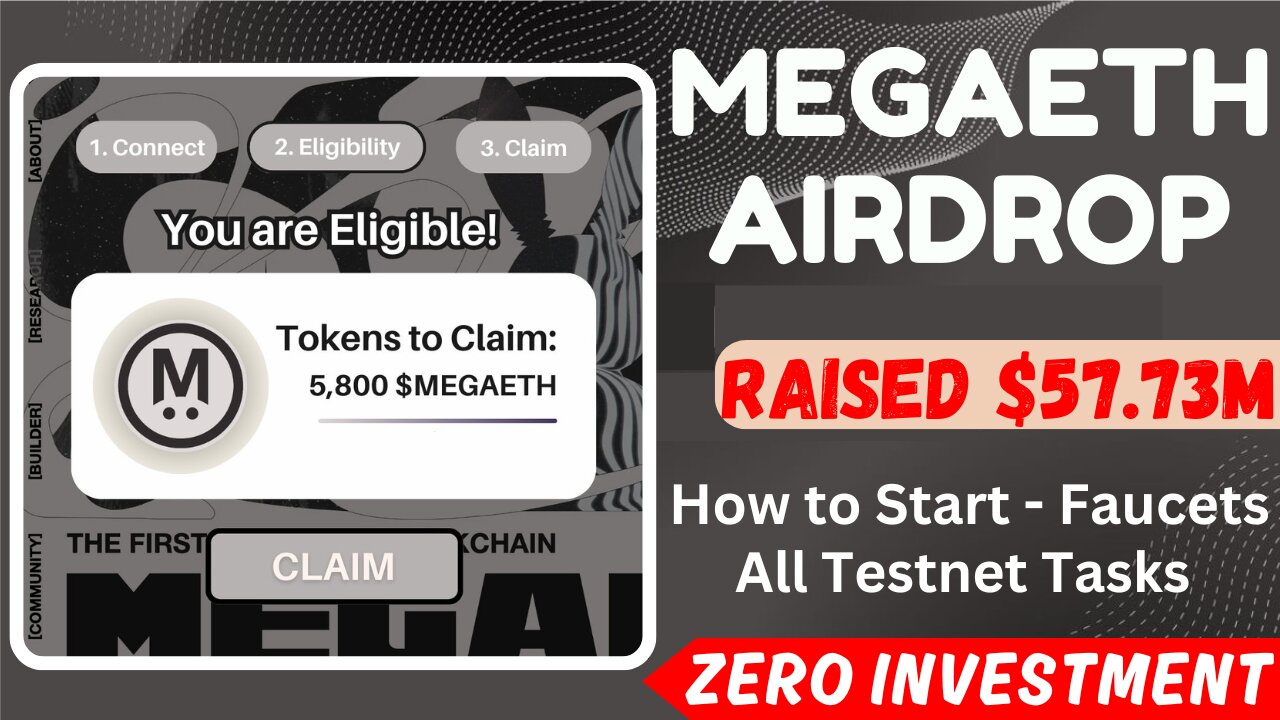 MegaETH Testnet Airdrop Full Guide Free to Join with Raised $57.73 Million by Perfect player