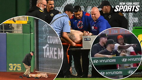 Terrifying moment at Pirates game as fan falls from stands