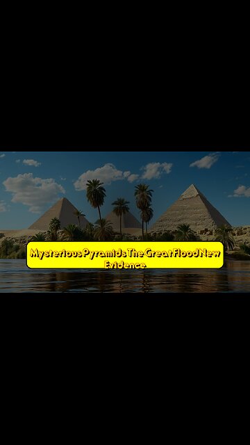Mysterious Pyramids & The Great Flood: New Evidence? #AncientHistory #Pyramids #FloodMyth
