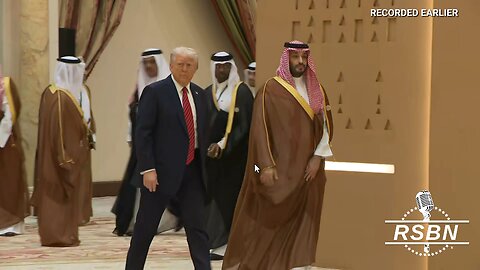 WATCH: President Trump greets leaders of the Gulf Cooperation Council in Riyadh - 5/14/25
