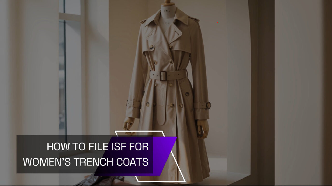 How To File ISF For Women's Trench Coats
