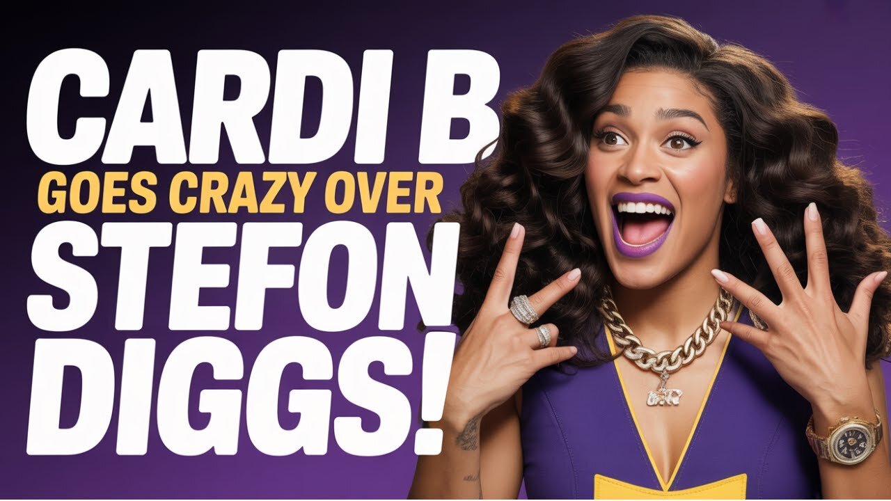 CARDI B GOES CRAZY Over STEFON DIGGS' Touchdown Celebration!