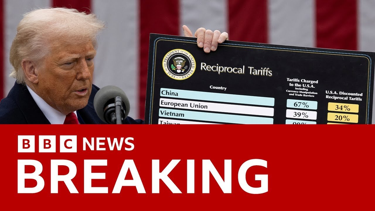 Trump threatens China with additional 50% tariffs | BBC News