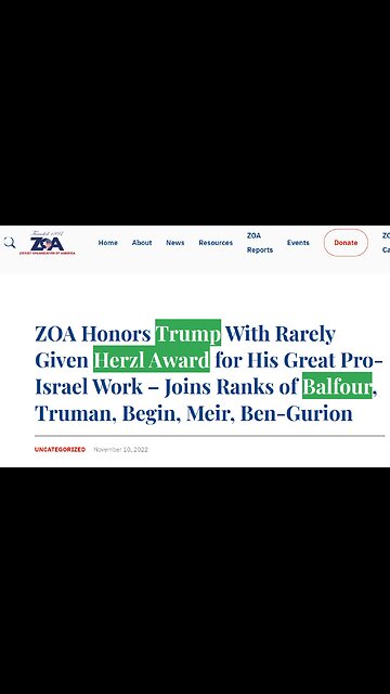 Zionists of America: Hail Trump victory as 'most pro-Israeli cabinet' in US history,