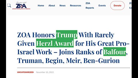 Zionists of America: Hail Trump victory as 'most pro-Israeli cabinet' in US history,