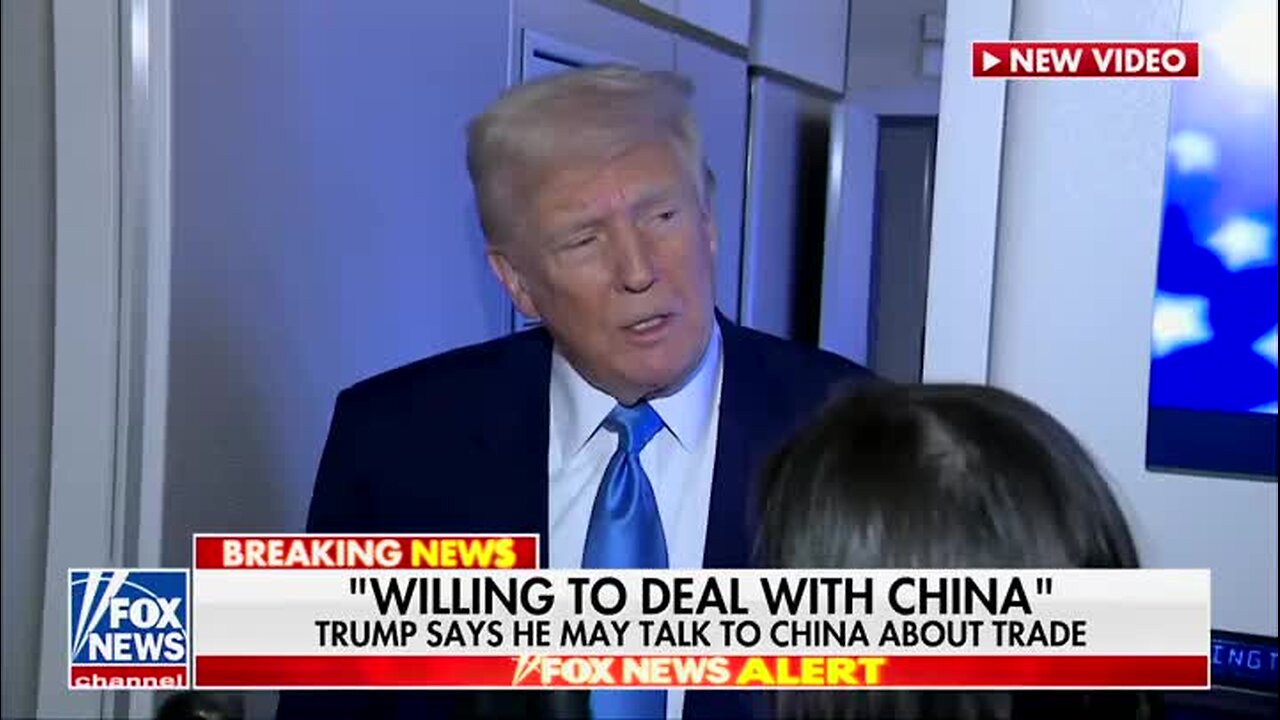 Reporter Asks Trump if It Was ‘Deliberate’ on His Part ‘To Have the Market Sell Off’