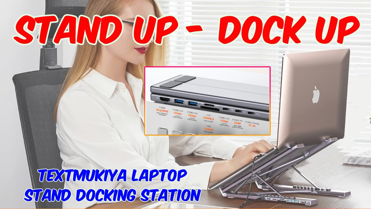 Mukiya Laptop Docking Station Stand Review