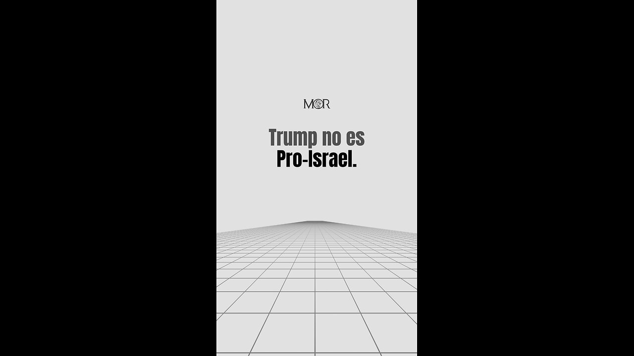 Trump No es Pro-Israel