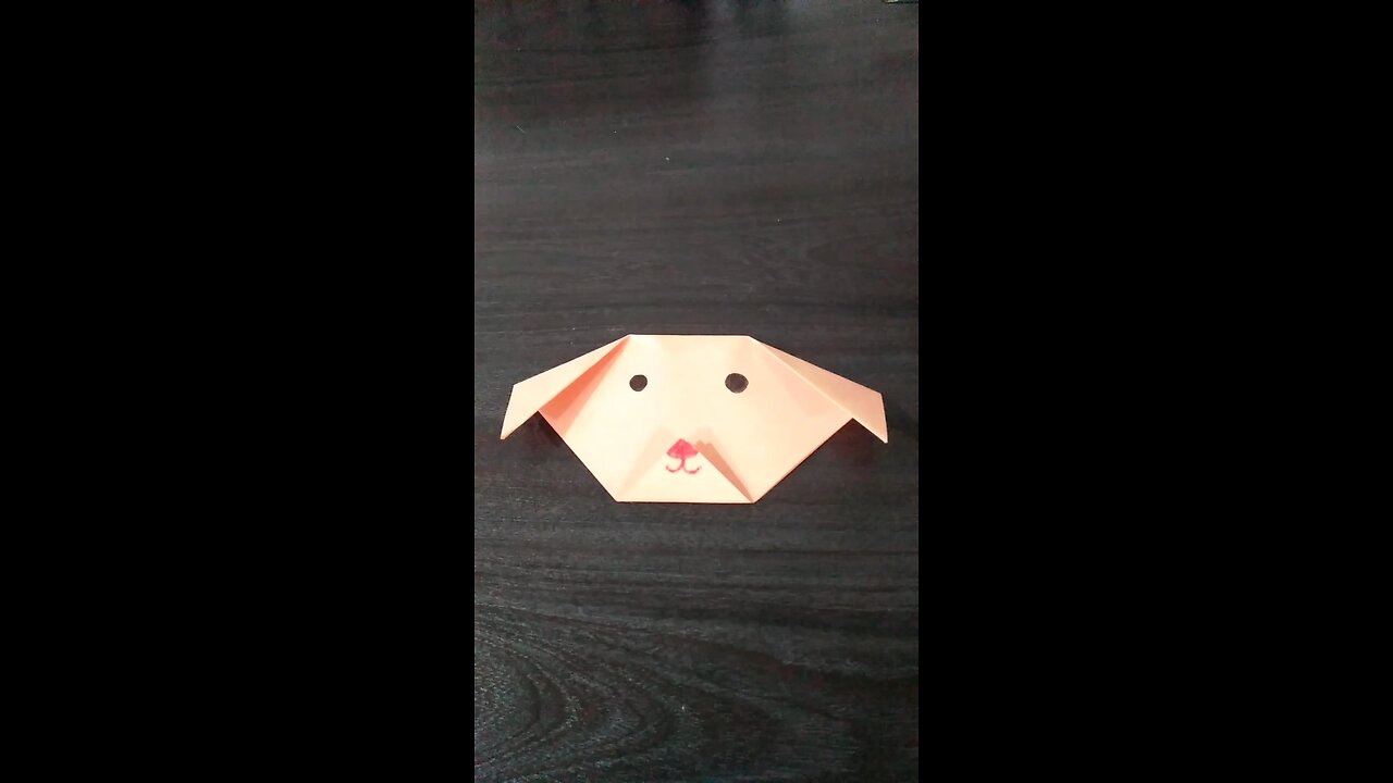 paper craft Dog