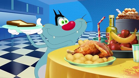 Oggy and the Cockroaches - Feast Time! (Season 7) BEST CARTOON COLLECTION ｜ New Episodes in HD