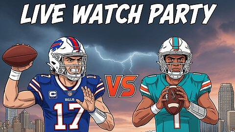 Join the Action: Thursday Night FOOTBALL Live Watch Party - Bills vs Dolphins!