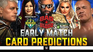 WWE Bad Blood 2025 - Match Card Predictions | Bevelock