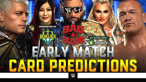 WWE Bad Blood 2025 - Match Card Predictions | Bevelock