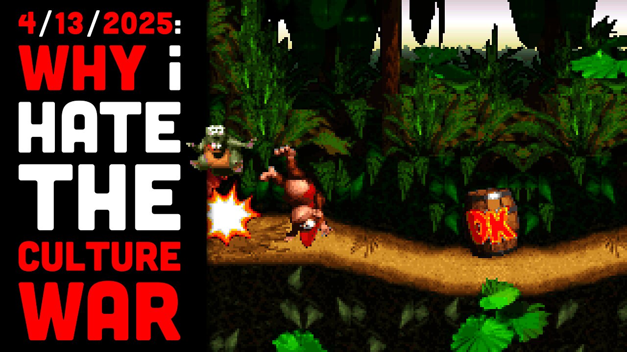 Political Commentary while playing Donkey Kong Country