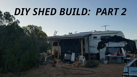 DIY Arizona Room & Shed Build on a Budget! Part 2