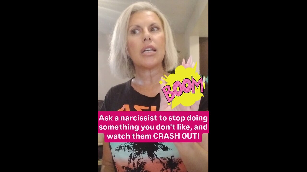 Asking a narcissist to stop doing something you don't like, and watch them CRASH OUT!