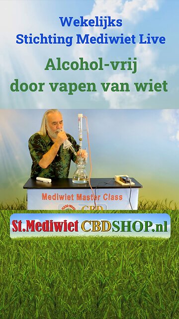 Alcohol-vrij door vapen van wiet