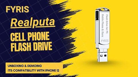 FYRIS Realputa Flash Drive Unboxing & Apple ProRes Demo iPhone 12 Mini, iPhone 16 Pro Compatibility