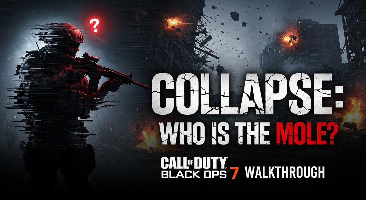 Collapse. Who is the mole? ► Call of Duty Black OPS 7 walkthrough