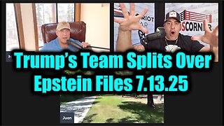 Trump’s Team Splits Over Epstein Files - #Juan BIG Intel 7.13.25