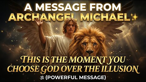 Message from Archangel Michael✨ This Is the Moment You Choose God Over Illusion 🕉 (Powerful Message)