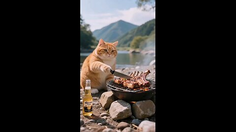 cat ai funny cat animation