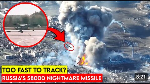 Russia's new secret missile S8000 deployed in Ukraine for the first time!