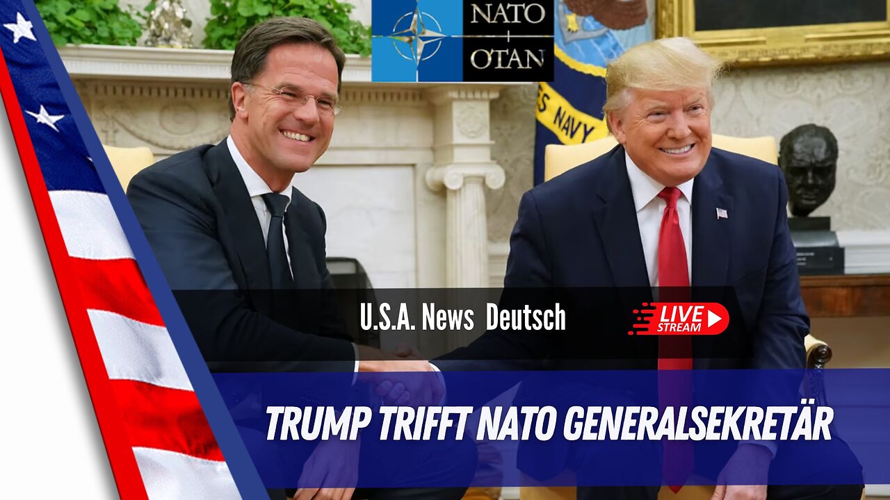 Präsident Trump und NATO-Generalsekretär Rutte Pressekonferenz im Wiessen Haus #deutsch full script