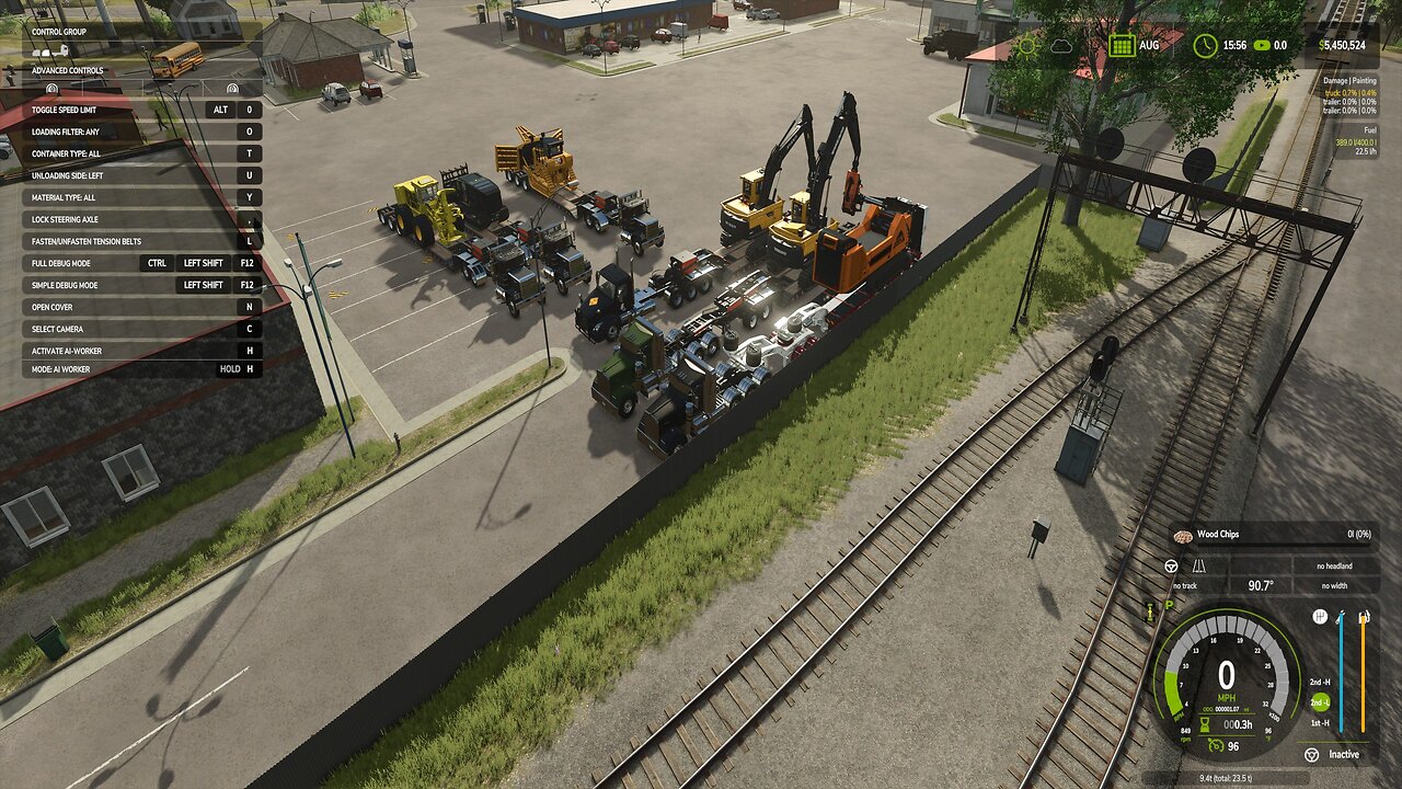 A bunch of new equipment and starting a convoy to the new property