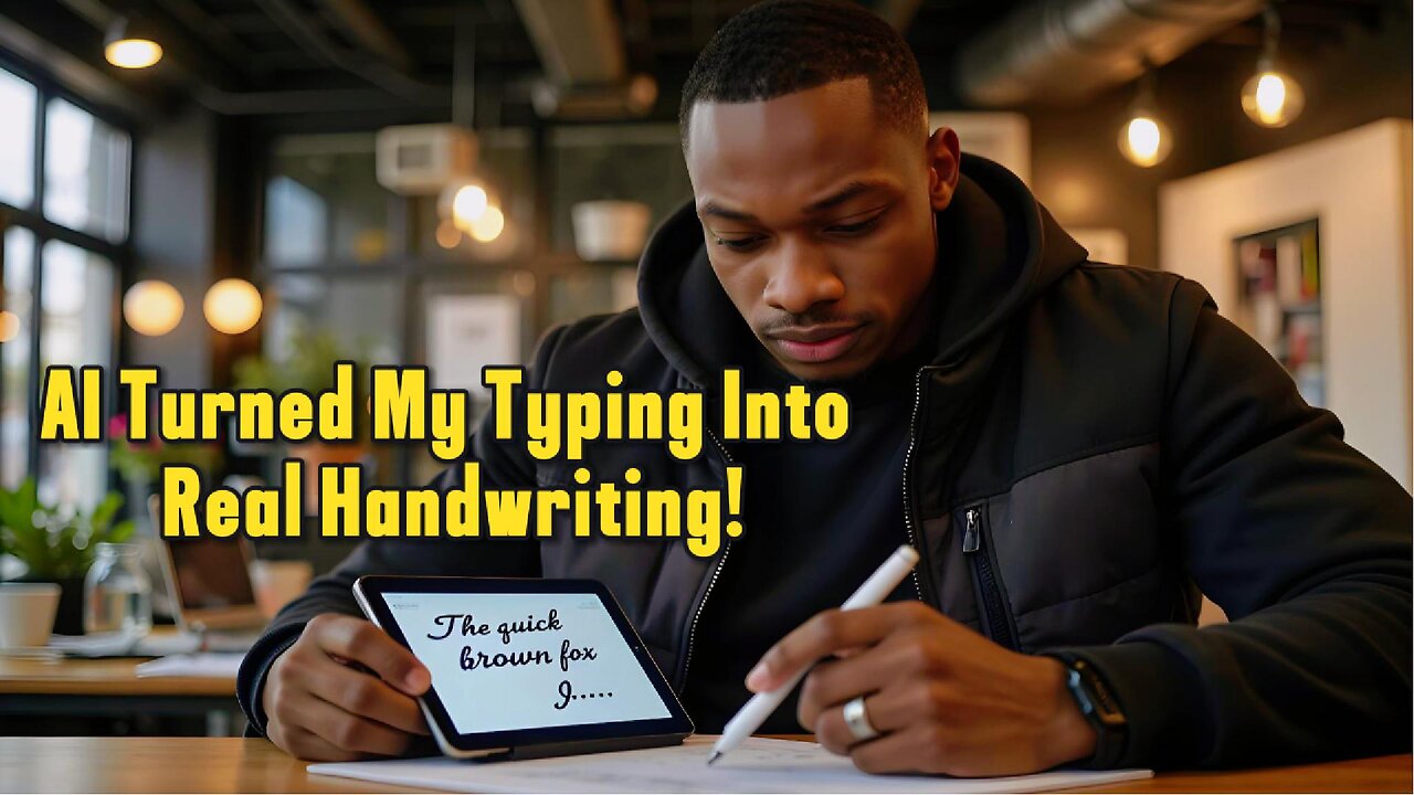 How To Instantly Turn Typed Text Into Stunning Handwriting with AI 📝 Ep #144