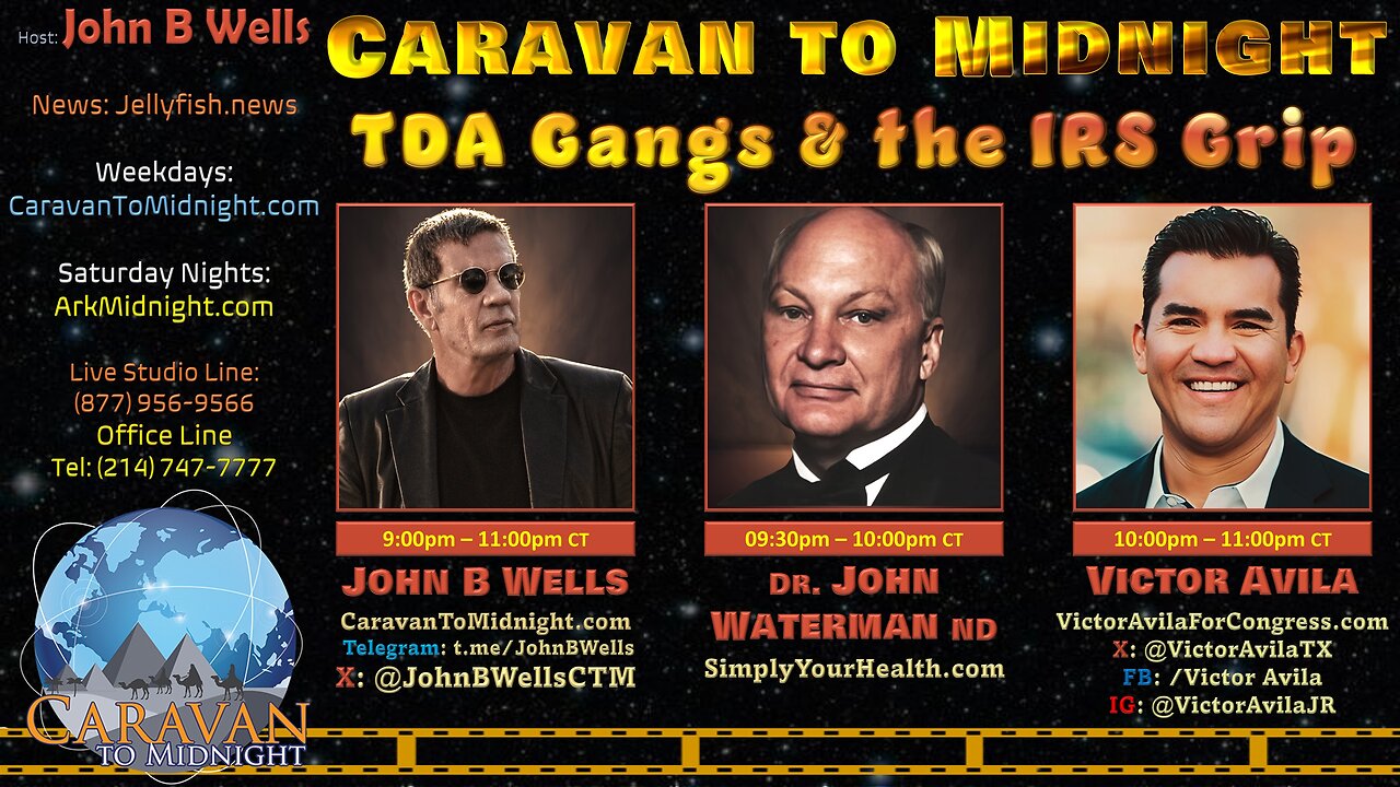 TDA Gangs & the IRS Grip - John B Wells LIVE