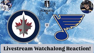 Winnipeg Jets @ St. Louis Blues 2025 Stanley Cup Playoffs Round 1 Game 6 Live Watchalong Reaction