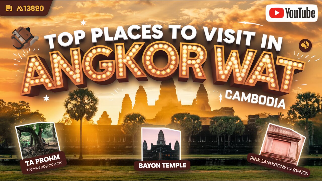 Top Places to Visit in Angkor Wat, Cambodia.
