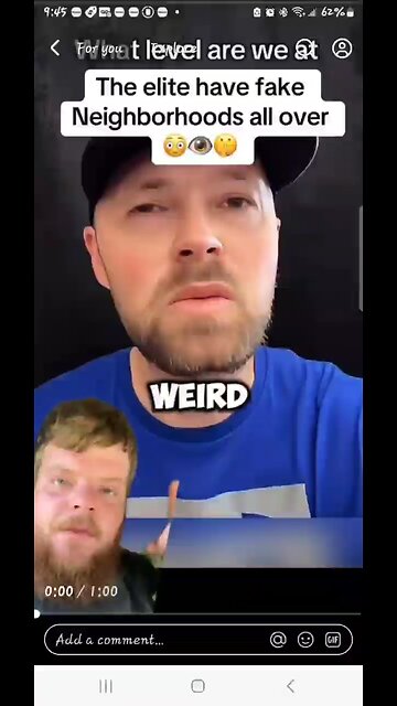 Do the 'elites' have fake neighborhoods?