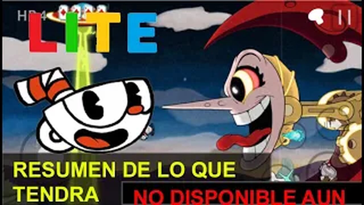 Cuphead lite v10 Resumen de lo que tendra NO DISPONIBLE AUN