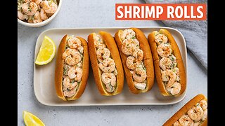🦐 Shrimp Rolls Recipe – Fresh, Creamy & Packed with Flavor! 🍋🥖