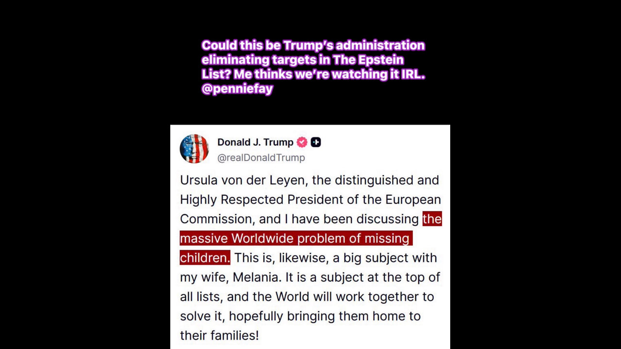 Could this be Trump’s administration eliminating targets in The Epstein List?