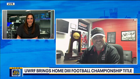 January 6, 2026- UW-River Falls Head Football Coach Matt Walker on FOX 9