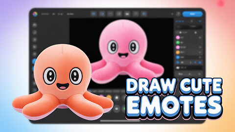 Draw Your Own ADORABLE Octopus Plushie Emotes Now?