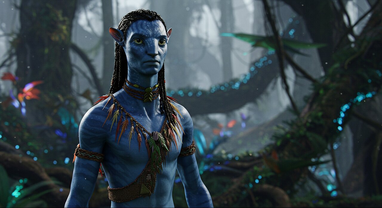 Na’vi Warrior Stands Tall | Epic Sci-Fi Animation in Pandora’s Alien Forest