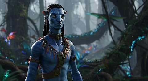 Na’vi Warrior Stands Tall | Epic Sci-Fi Animation in Pandora’s Alien Forest