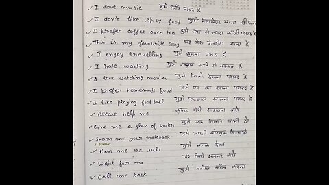 basic English Speaking sentences # Manglagarg