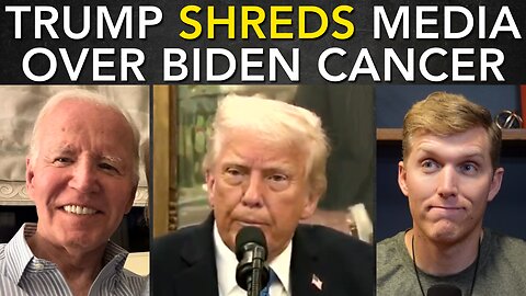 Room ERUPTS as Trump CALLS OUT Media For Biden Cancer Cover Up
