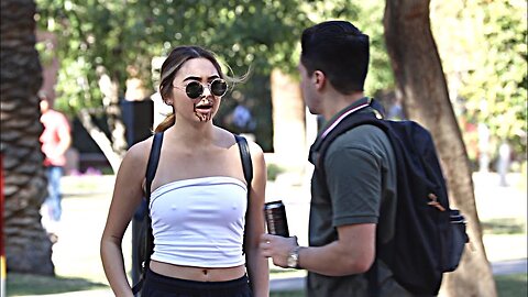 Talking to People With Food on My Face 😳😂 | Awkward Public Prank!