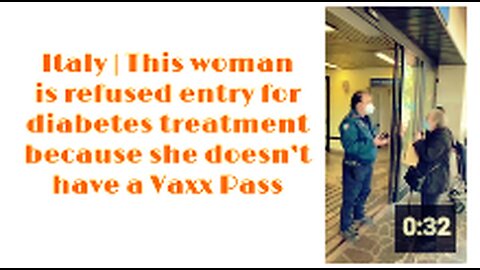 "Italian Woman Denied Diabetes Treatment Due to Lack of Vaccination Pass"