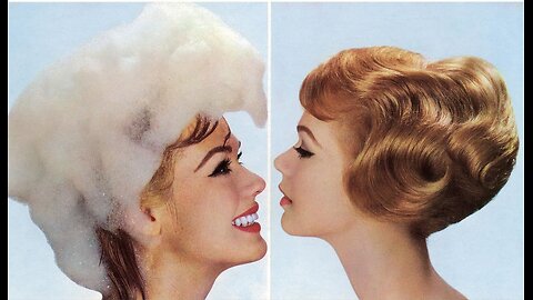 Tow tones hair color 1956....