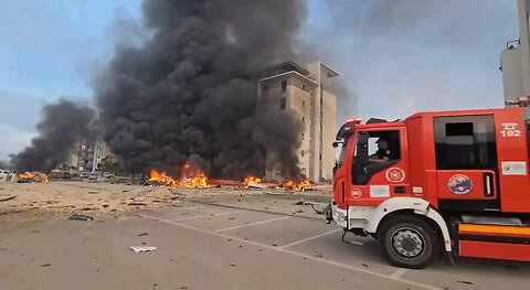 Iranian Missiles Strike Microsoft Facility in Beersheba’s CyberSpark | Aftermath Footage