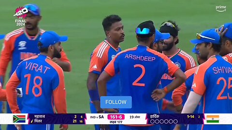 Dramatic last over of T20 WC 2024 final over