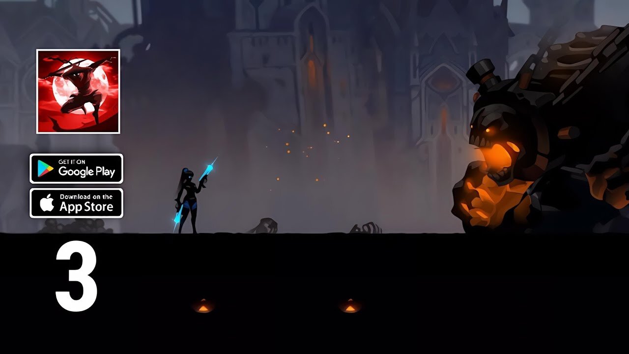 Shadow Knight: Ninja Game War Gameplay Walkthrough Part 3 Boss (iOS, Android) | Shadow Knight